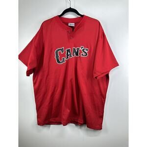 Champro Sports Can’s Red Jersey‎ Shirt Sz 2XL Perforated #45 Adult Vintage Y2K
